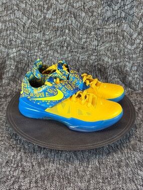 Nike Zoom KD IV Sneakers Men's 10 Photo Blue / Lemon Twist